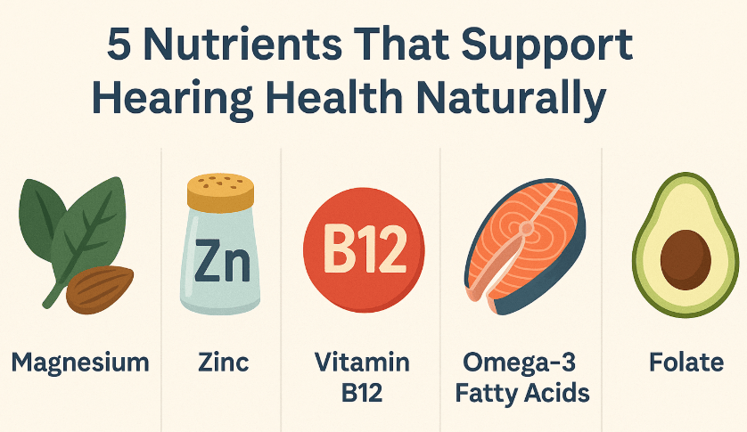 Top 5 Nutrients That Support Hearing Health