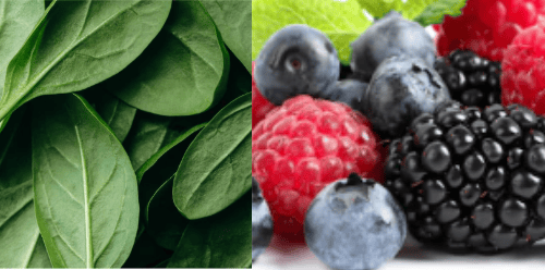 Brain Health Benefits of Dark Leafy Greens and Berries