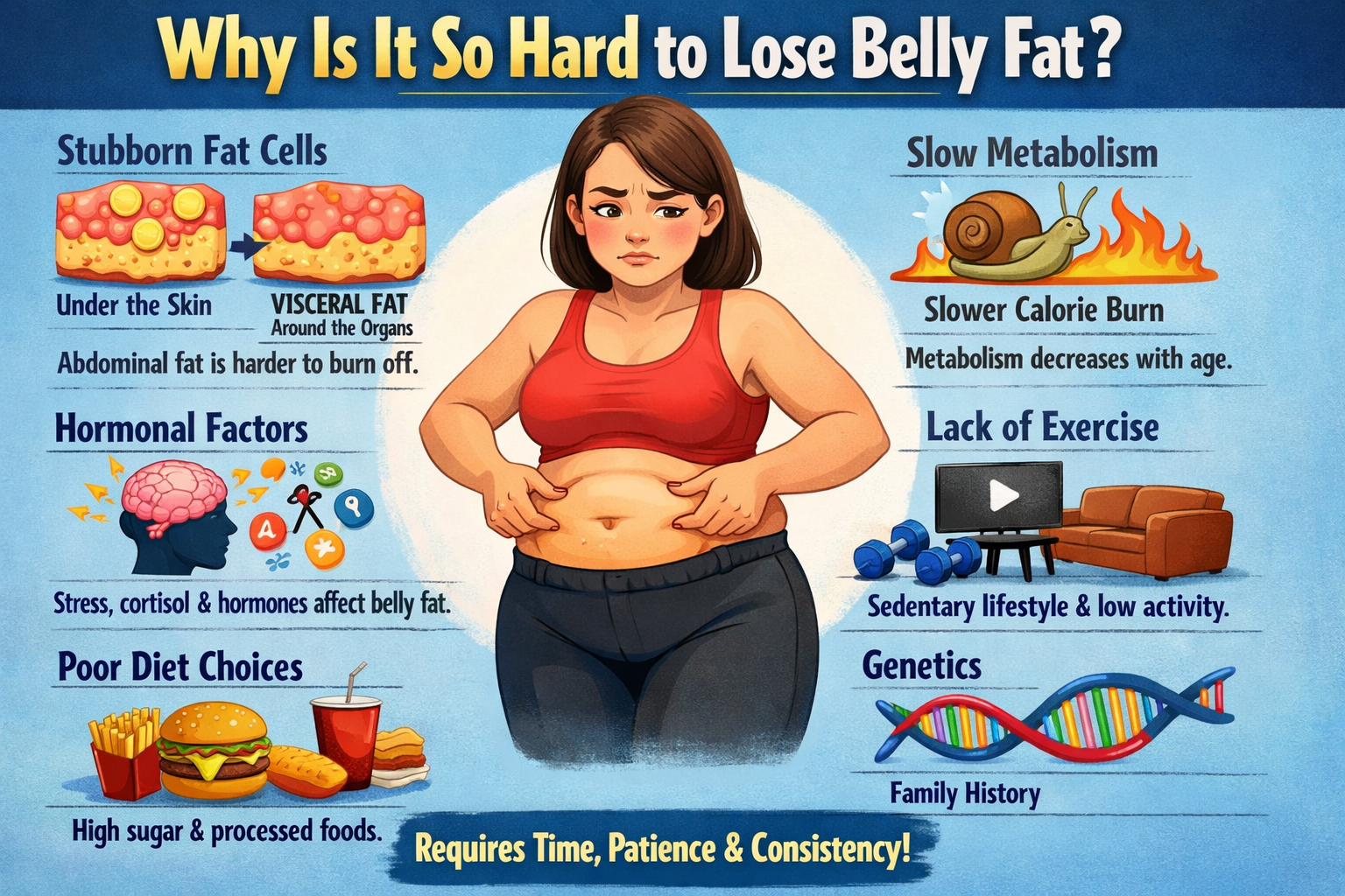 Why Is It So Hard to Lose Belly Fat?