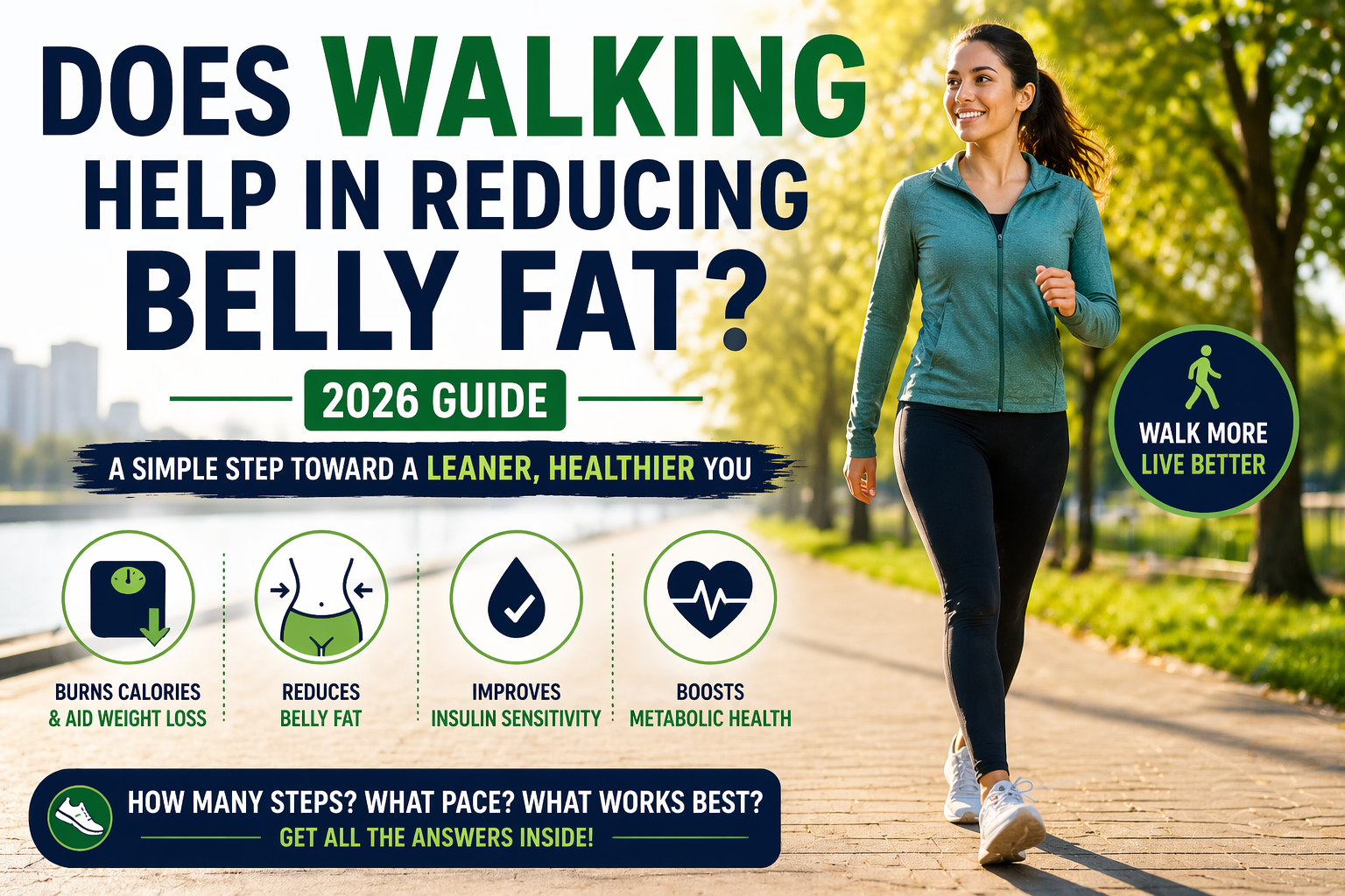 Does Walking Help in Reducing Belly Fat?