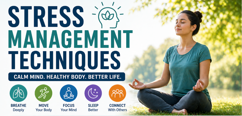 How to reduce stress naturally with meditation, deep breathing, exercise, and sleep improvement techniques