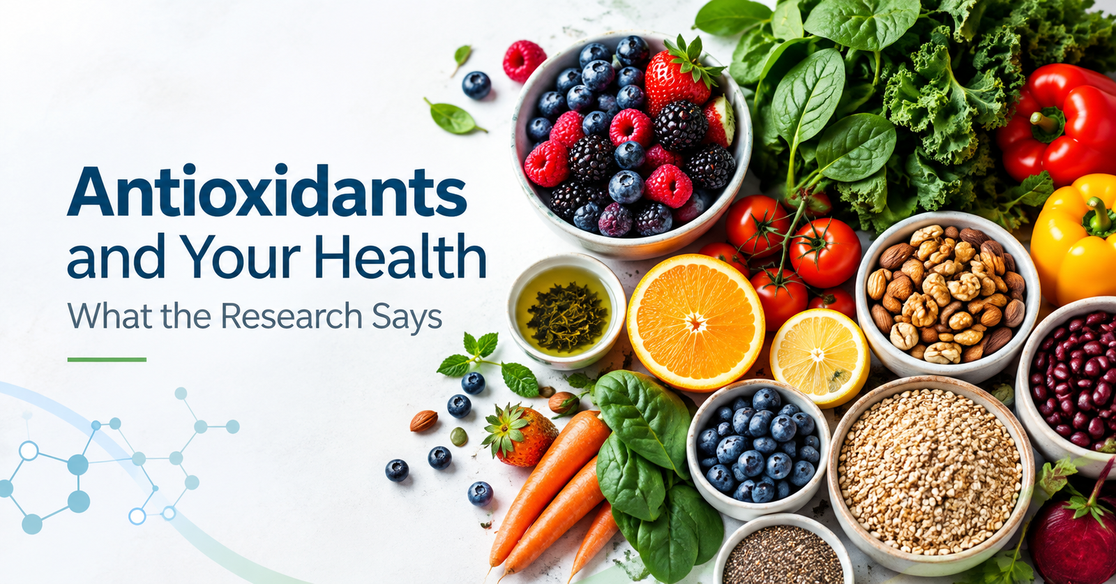Antioxidants and Your Health: antioxidant-rich fruits and vegetables