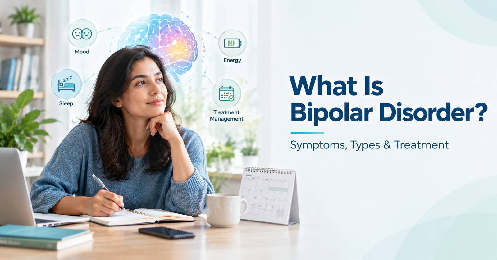 Bipolar disorder symptoms, types, and treatment overview