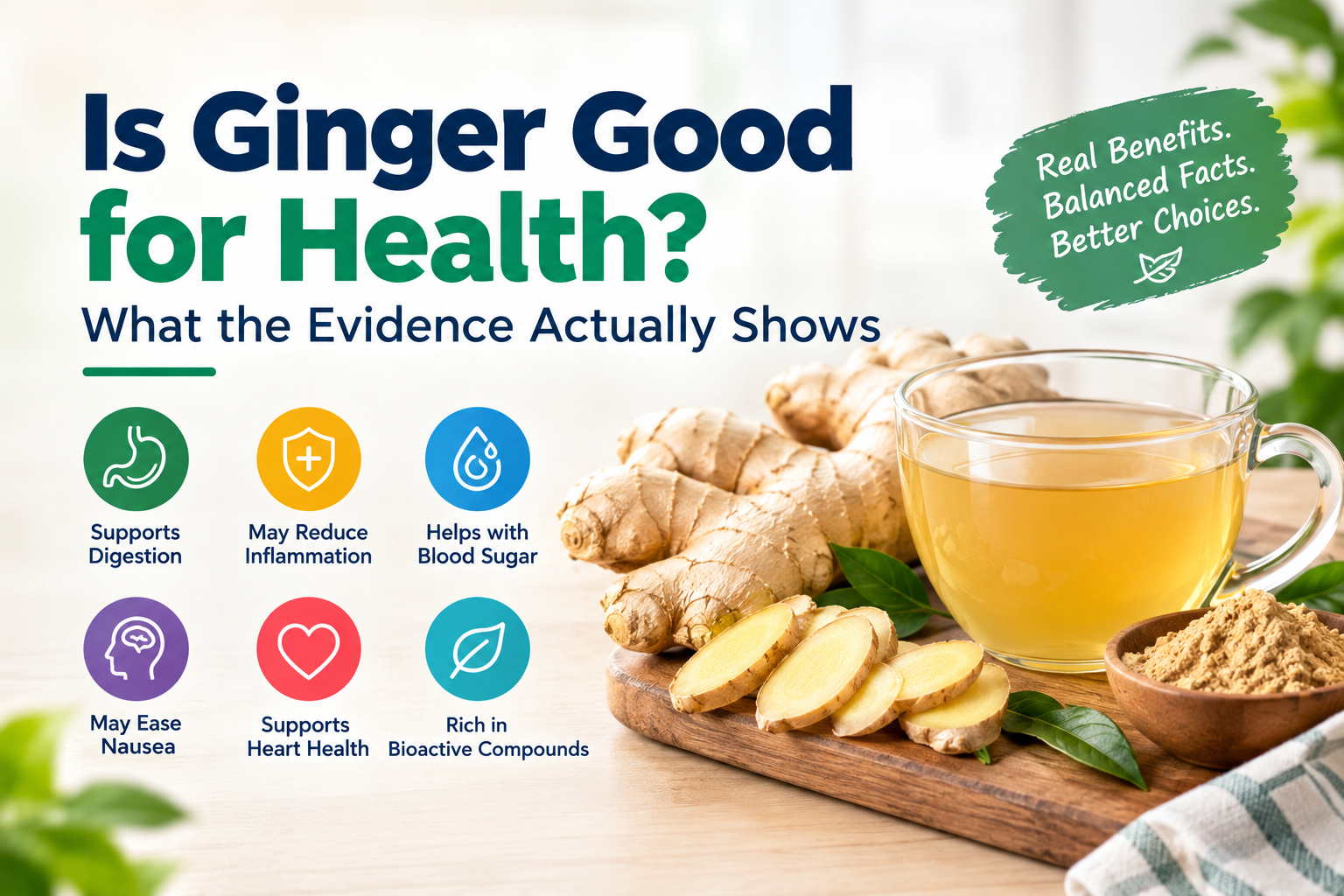 Ginger health benefits and evidence-based uses