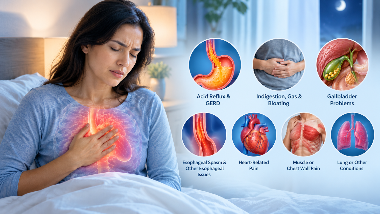 Chest Pain at Night: Causes, Symptoms & When to Seek Help ...