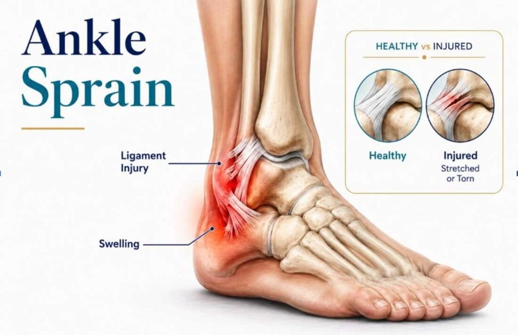Common Symptoms of a Sprained Ankle