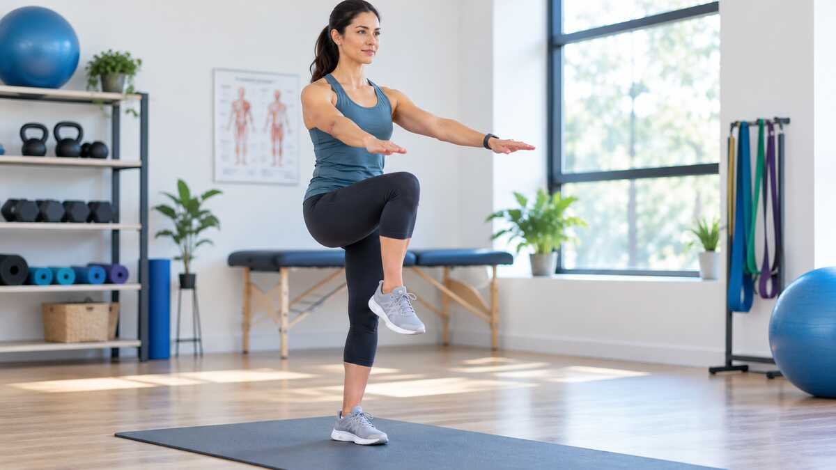 Athlete performing balance training — 7 proven strategies to prevent ankle sprains and protect your ankles.